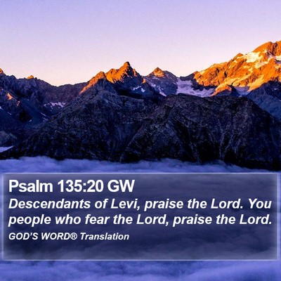 Psalm 135:20 GW Bible Verse Image