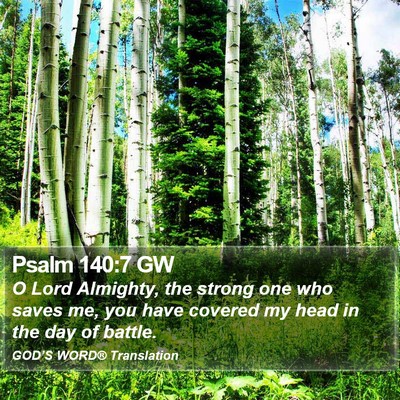 Psalm 140:7 GW Bible Verse Image