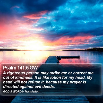 Psalm 141:5 GW Bible Verse Image
