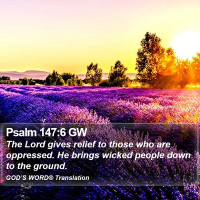 Psalm 147:6 GW Bible Verse Image