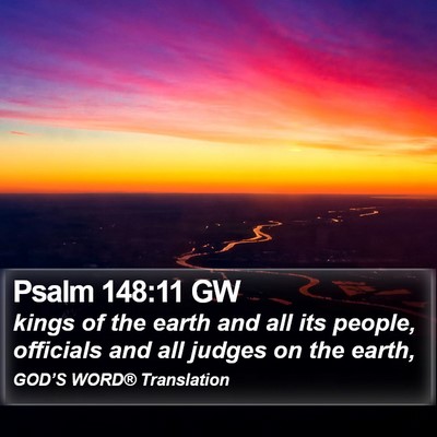 Psalm 148:11 GW Bible Verse Image