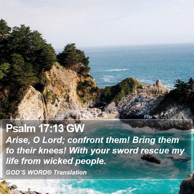 Psalm 17:13 GW Bible Verse Image