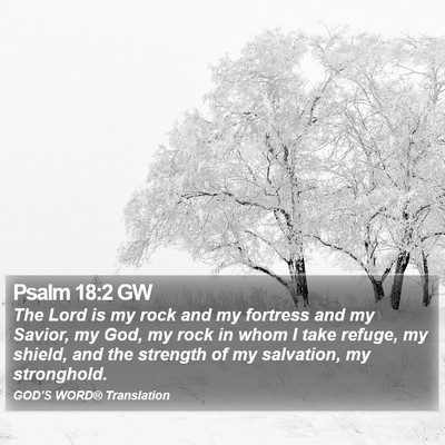 Psalm 18:2 GW Bible Verse Image