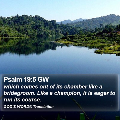 Psalm 19:5 GW Bible Verse Image