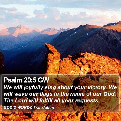 Psalm 20:5 GW Bible Verse Image