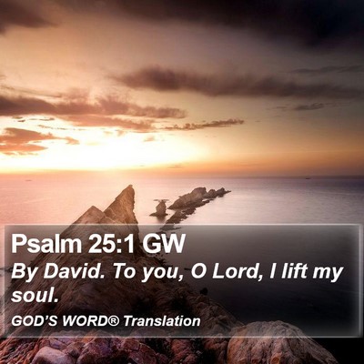 Psalm 25:1 GW Bible Verse Image