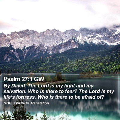 Psalm 27:1 GW Bible Verse Image