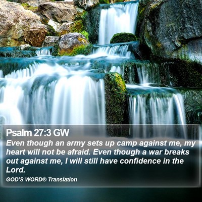 Psalm 27:3 GW Bible Verse Image