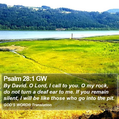 Psalm 28:1 GW Bible Verse Image