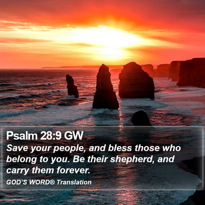 Psalm 28:9 GW Bible Verse Image