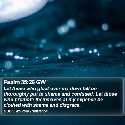 Psalm 35:26 GW Bible Verse Image