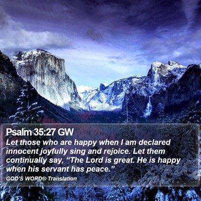 Psalm 35:27 GW Bible Verse Image