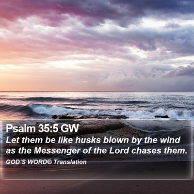 Psalm 35:5 GW Bible Verse Image