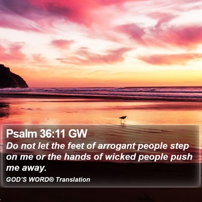 Psalm 36:11 GW Bible Verse Image
