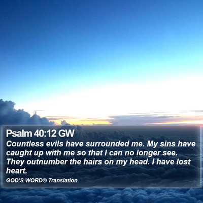 Psalm 40:12 GW Bible Verse Image