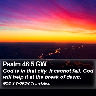 Psalm 46:5 GW Bible Verse Image