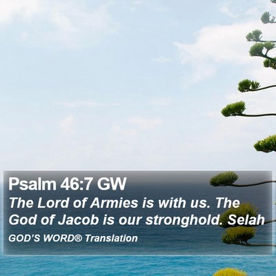 Psalm 46:7 GW Bible Verse Image