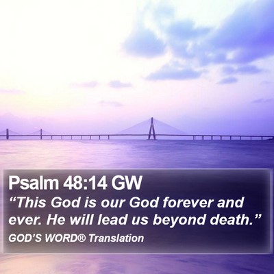 Psalm 48:14 GW Bible Verse Image