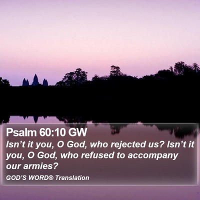 Psalm 60:10 GW Bible Verse Image
