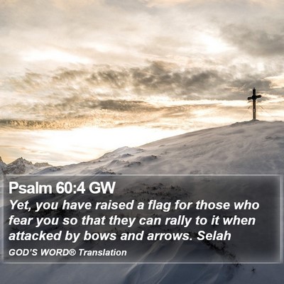 Psalm 60:4 GW Bible Verse Image