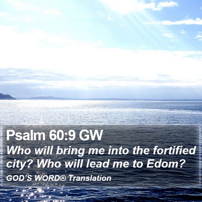 Psalm 60:9 GW Bible Verse Image