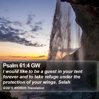 Psalm 61:4 GW Bible Verse Image