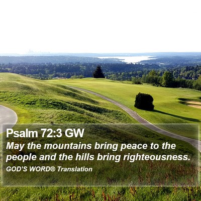 Psalm 72:3 GW Bible Verse Image