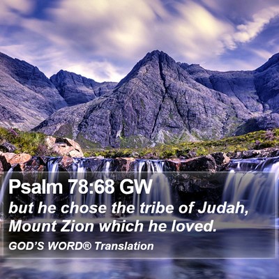 Psalm 78:68 GW Bible Verse Image