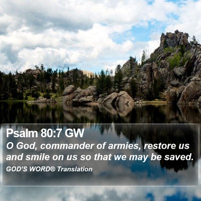 Psalm 80:7 GW Bible Verse Image