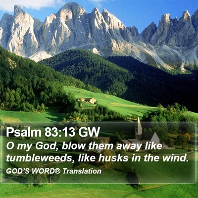 Psalm 83:13 GW Bible Verse Image