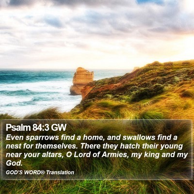 Psalm 84:3 GW Bible Verse Image