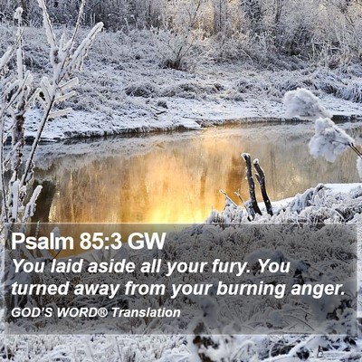 Psalm 85:3 GW Bible Verse Image