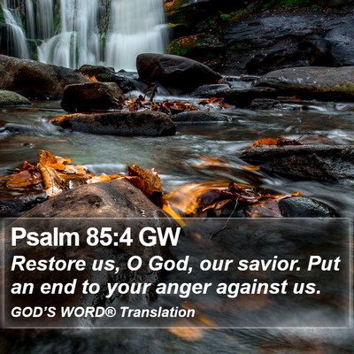 Psalm 85:4 GW Bible Verse Image