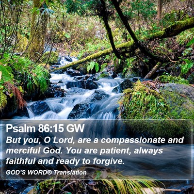 Psalm 86:15 GW Bible Verse Image
