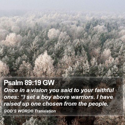 Psalm 89:19 GW Bible Verse Image