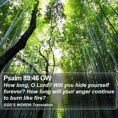 Psalm 89:46 GW Bible Verse Image