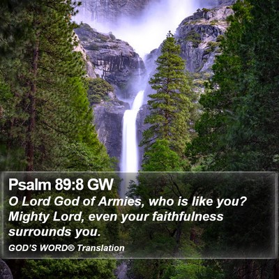 Psalm 89:8 GW Bible Verse Image