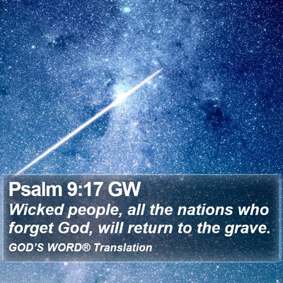 Psalm 9:17 GW Bible Verse Image