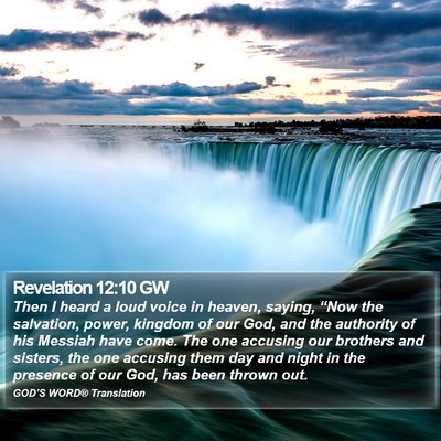 Revelation 12:10 GW Bible Verse Image