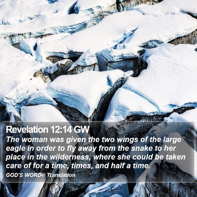 Revelation 12:14 GW Bible Verse Image