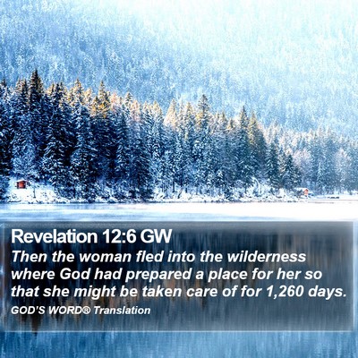 Revelation 12:6 GW Bible Verse Image