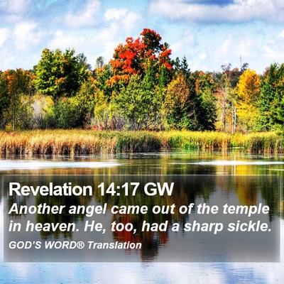 Revelation 14:17 GW Bible Verse Image