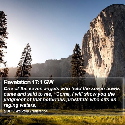 Revelation 17:1 GW Bible Verse Image