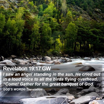 Revelation 19:17 GW Bible Verse Image