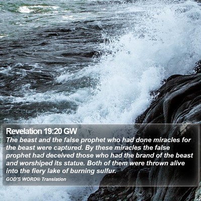 Revelation 19:20 GW Bible Verse Image