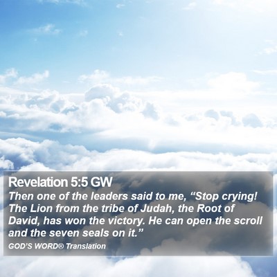 Revelation 5:5 GW Bible Verse Image