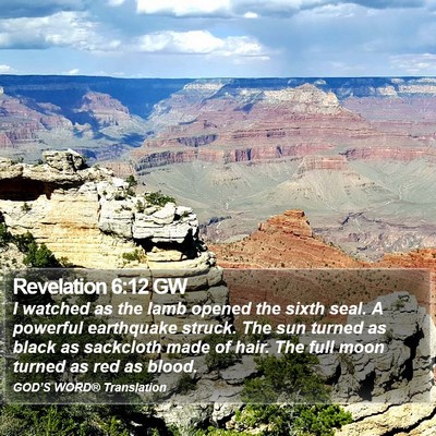 Revelation 6:12 GW Bible Verse Image