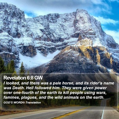 Revelation 6:8 GW Bible Verse Image