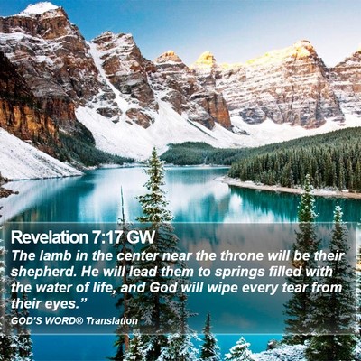 Revelation 7:17 GW Bible Verse Image