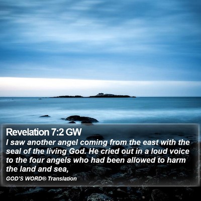 Revelation 7:2 GW Bible Verse Image